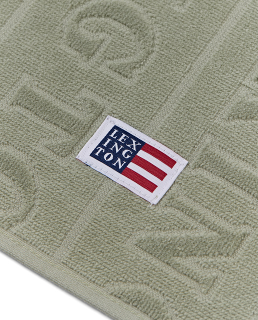 Velour Jacquard handdukar, flera storlekar - vintage green