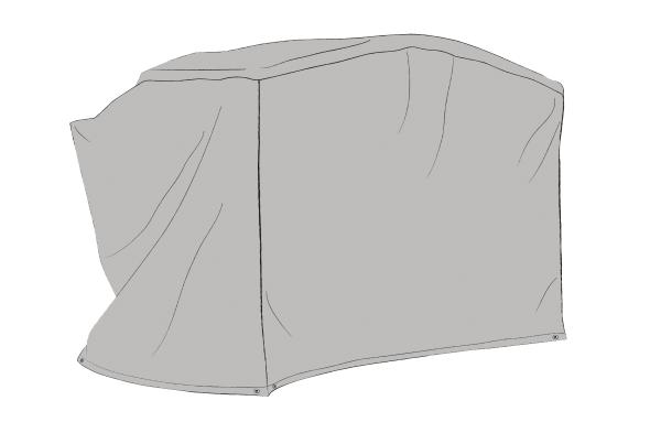 Hammockskydd välvt poly - grå