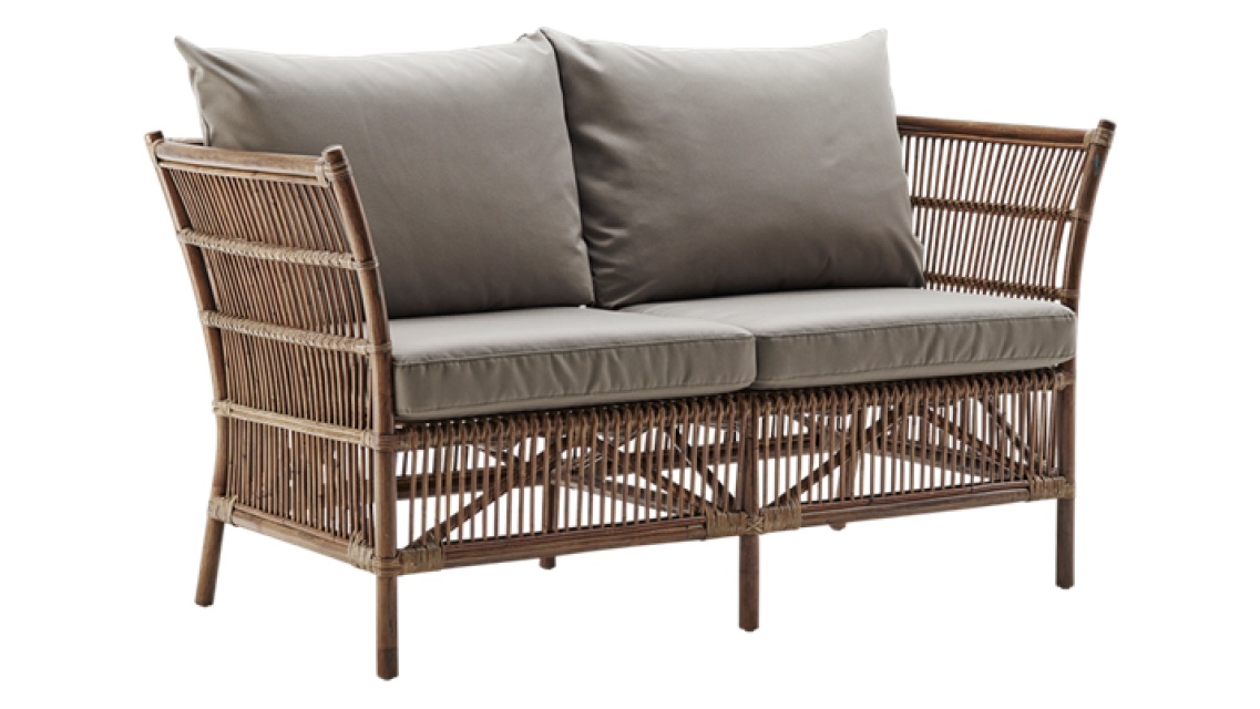 Donatello 2-sits soffa - antik/taupe dyna