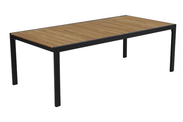 Indus soffbord 135x65 H45 - svart/teak