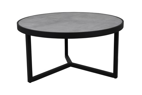 Itonda soffbord Ø 100 H50 cm - svart/grå