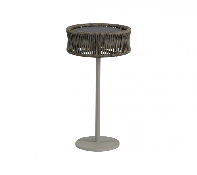 Illusion bordslampa mellan - taupe