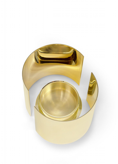 Infinity ljushållare, large - mässing