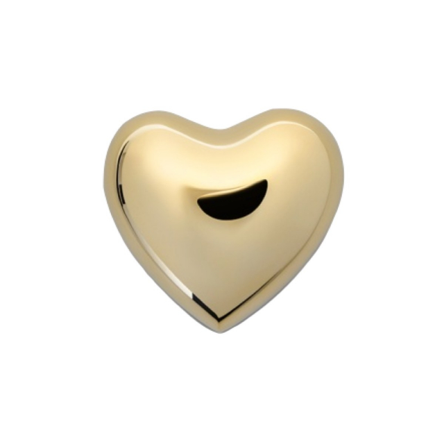Hjärta, stort - mässing