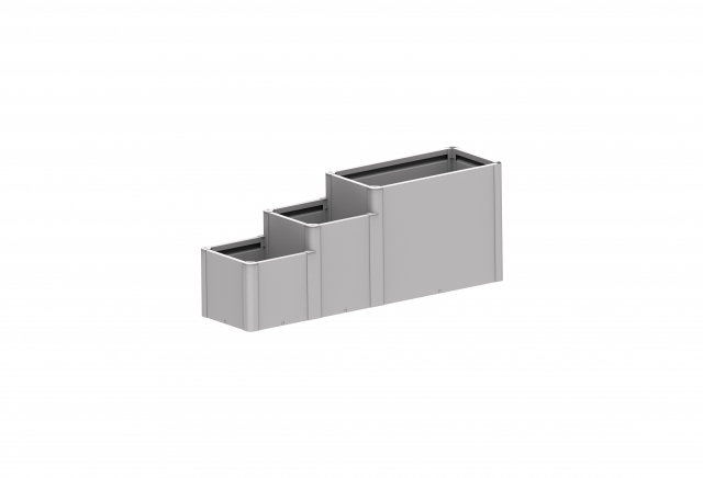 DaVinci växtlådesystem 3 - metallic silver