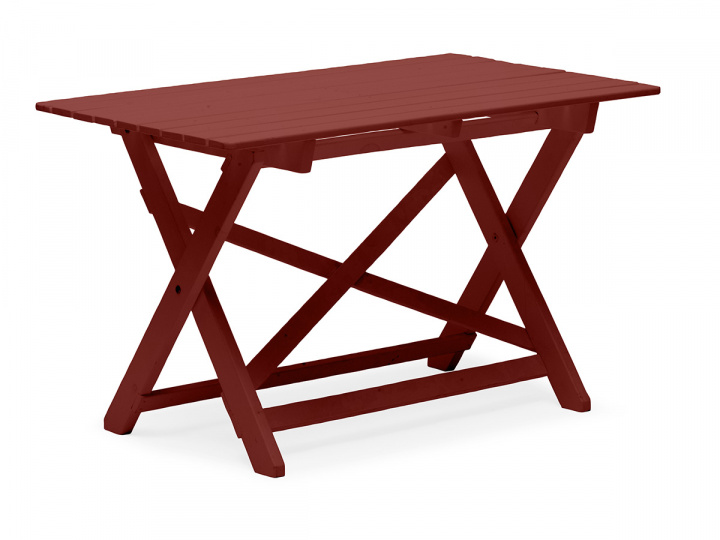 Torpet bord 109x67 H72 cm - röd i gruppen Utemöbler / Bord / Cafébord hos Sommarboden i Höllviken AB (1022003001)