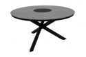 Kenora matbord Ø 130 H73 cm - svart/antracit