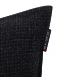 Structured Wool mix/cotton kuddfodral - dark gray