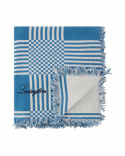 Checked Recycled Cotton picnicfilt - blue/white