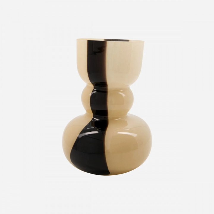 Pilu vas H27,5 cm - black/brown i gruppen Inredning / Dekoration / Vaser hos Sommarboden i Höllviken AB (202106060-HD)