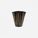 Flood vas H13 cm - antique brown