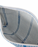 Three Mile Organic Cotton Jacquard necessär - blue stripe