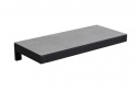 Fornax hylla 71x30 cm - svart/grå