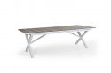 Hillmond matbord förlängningsbart 238/297x100 cm - vit/natur