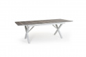 Hillmond matbord förlängningsbart 166/226x100 cm- vit/natur