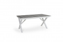 Hillmond matbord förlängningsbart 166/226x100 cm - vit/grå