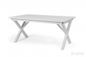 Hillmond matbord förlängningsbart 160/220x100 cm - matt vit