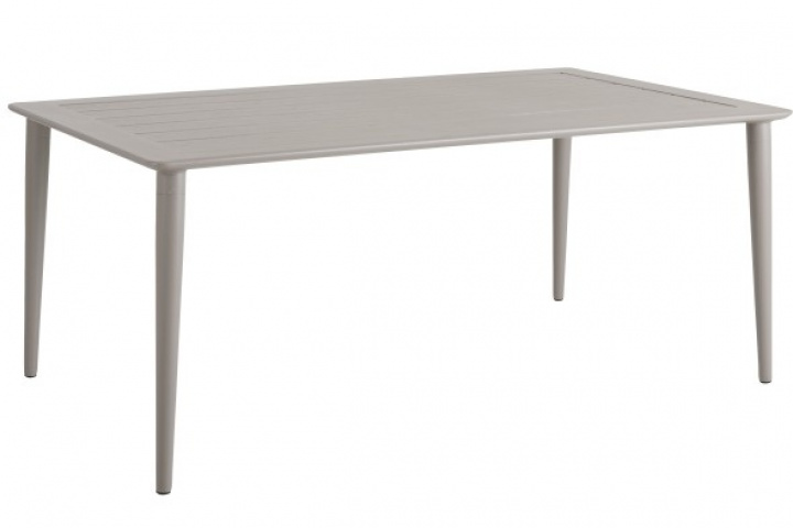 Nimes matbord 200x98 H73 cm - khaki i gruppen Utemöbler / Material / Aluminiummöbler / Matbord - Aluminiummöbler hos Sommarboden i Höllviken AB (3100-21)