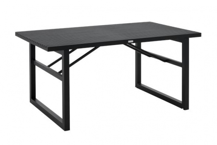 Vevi matbord 160x90 H73 cm - svart i gruppen Utemöbler / Material / Aluminiummöbler / Bord - Aluminiummöbler hos Sommarboden i Höllviken AB (4028-8)
