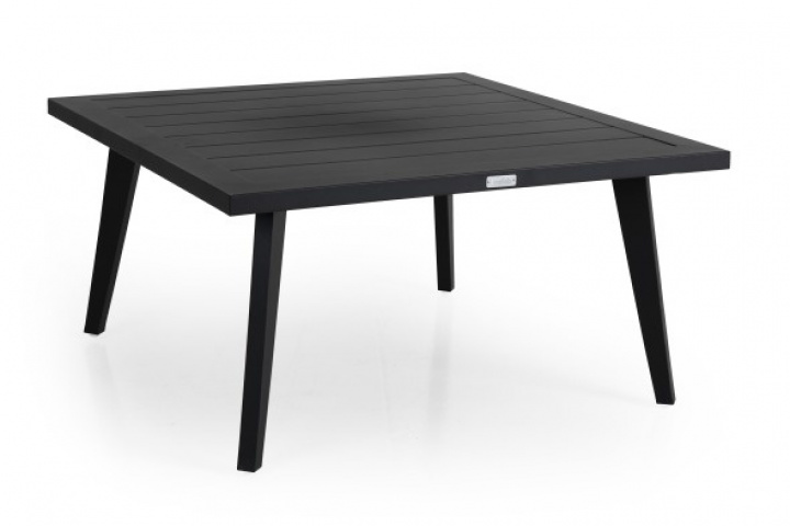 Villac soffbord 88x88 cm - svart i gruppen Utemöbler / Material / Aluminiummöbler / Soffbord & Sidobord - Aluminiummöbler hos Sommarboden i Höllviken AB (4086-8)