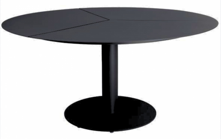 Peace matbord Ø 150 H73 cm - svart i gruppen Utemöbler / Bord / Matbord hos Sommarboden i Höllviken AB (4306-8)