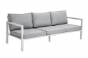 Belfort 3-sits soffa - vit/pearl grey dyna