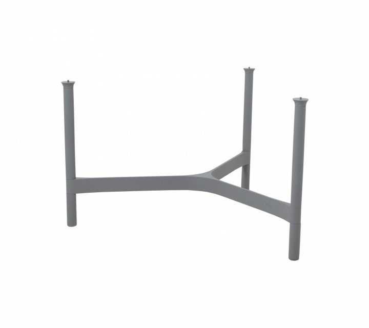 Twist soffbordunderrede stor - light grey i gruppen Utemöbler / Material / Aluminiummöbler / Soffbord & Sidobord - Aluminiummöbler hos Sommarboden i Höllviken AB (5012AI)