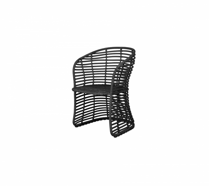 Basket stol - graphite i gruppen Utemöbler / Stolar & Trädgårdsstolar / Stolar med karm hos Sommarboden i Höllviken AB (54100G)