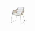 Breeze sitt-/ryggdyna stol - white