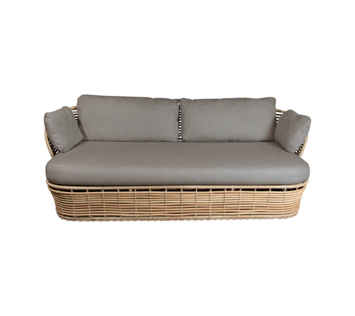 Basket 2-sits soffa - natural i gruppen Utemöbler / Loungemöbler / Loungemoduler / 2-sits soffor - Loungemoduler hos Sommarboden i Höllviken AB (5520000UAITT)