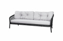 Ocean dynset 3-sits soffa large - white grey