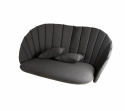 Peacock dynset till 2-sits soffa - dark grey