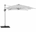 Hyde luxe hanging parasoll 3x4 m - silver mat anodiserat