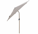 Sunshade parasoll m/tilt Ø 3 m - Wood look  pol