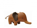 Elefant baby bokstöd - brun