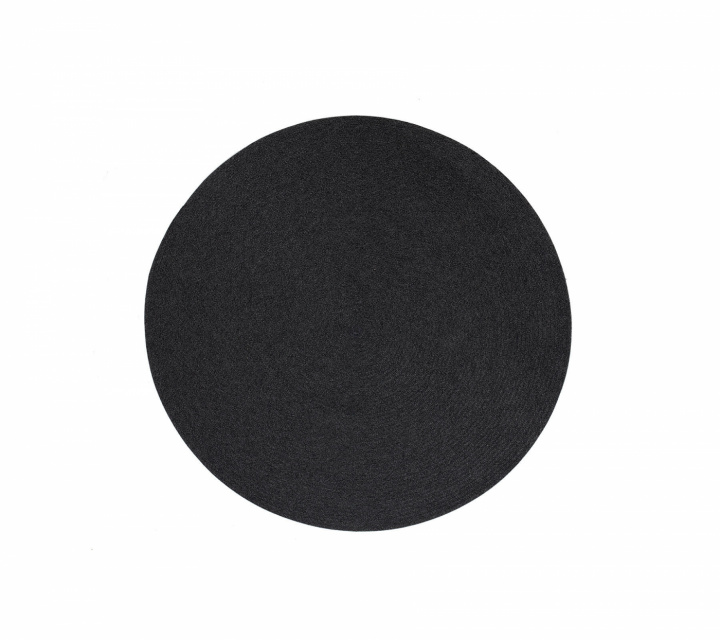 Circle matta Ø 140 cm - dark grey i gruppen Utemöbler / Tillbehör ute / Utomhusmattor hos Sommarboden i Höllviken AB (74140RODG)
