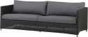 Ømond 3-sits soffa - graphite ram