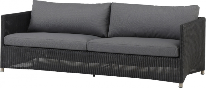 Ømond 3-sits soffa - graphite ram i gruppen Utemöbler / Loungemöbler / Loungemoduler / 3-sits soffor - Loungemoduler hos Sommarboden i Höllviken AB (8503LGSG)