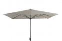 Andria parasoll tiltbar 2,5x2,5 - silver/beige