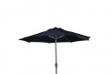 Andria parasoll tiltbar Ø 2,5 - silver/blå