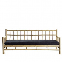 Lounge soffa i bambu med phantom dyna
