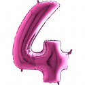 Ballongsiffror rosa 0 till 9 inkl. helium-4