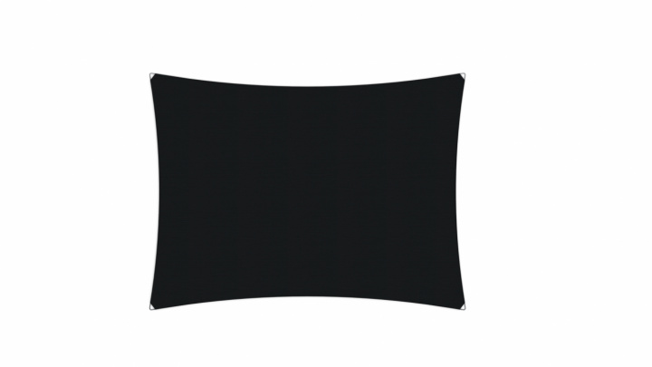 Ingenua solsegel, rectangle 400x300 cm - Black i gruppen Utemöbler / Solskydd / Parasoller hos Sommarboden i Höllviken AB (INRECTANG4X3-BLACK)
