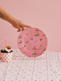 Sweet Cake melamin tallrik - pink