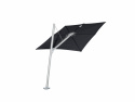Spectra parasoll forward (80°), square 250x250 cm -Alu Black