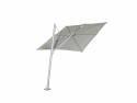 Spectra parasoll forward (80°), square 300x300 cm - Alu Grey