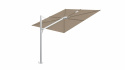 Spectra parasoll straight (90°), square 300x300 cm - Alu Sand