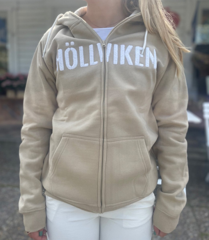 Höllviken hoodie herr - khaki i gruppen Inredning / Textilier / Kläder & Accessoarer hos Sommarboden i Höllviken AB (SW2000-k)